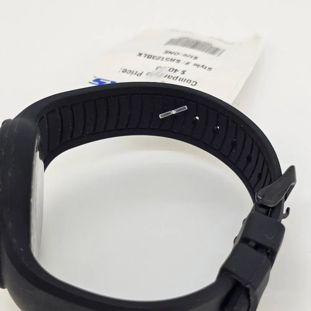 Skechers Unisex Watch‎ 42MM Black Dial Black Plastic Band Straps New Battery